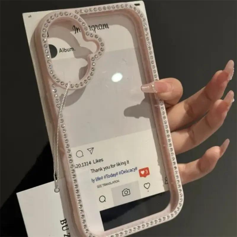 Rhinestone Border Iphone Case phone case, view 11