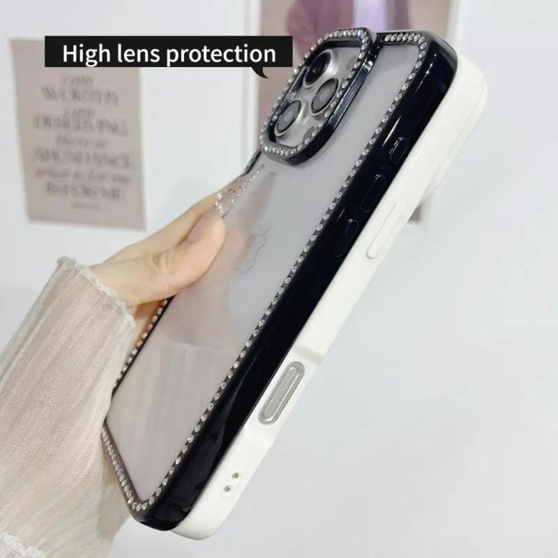 Rhinestone Border Iphone Case phone case, view 3