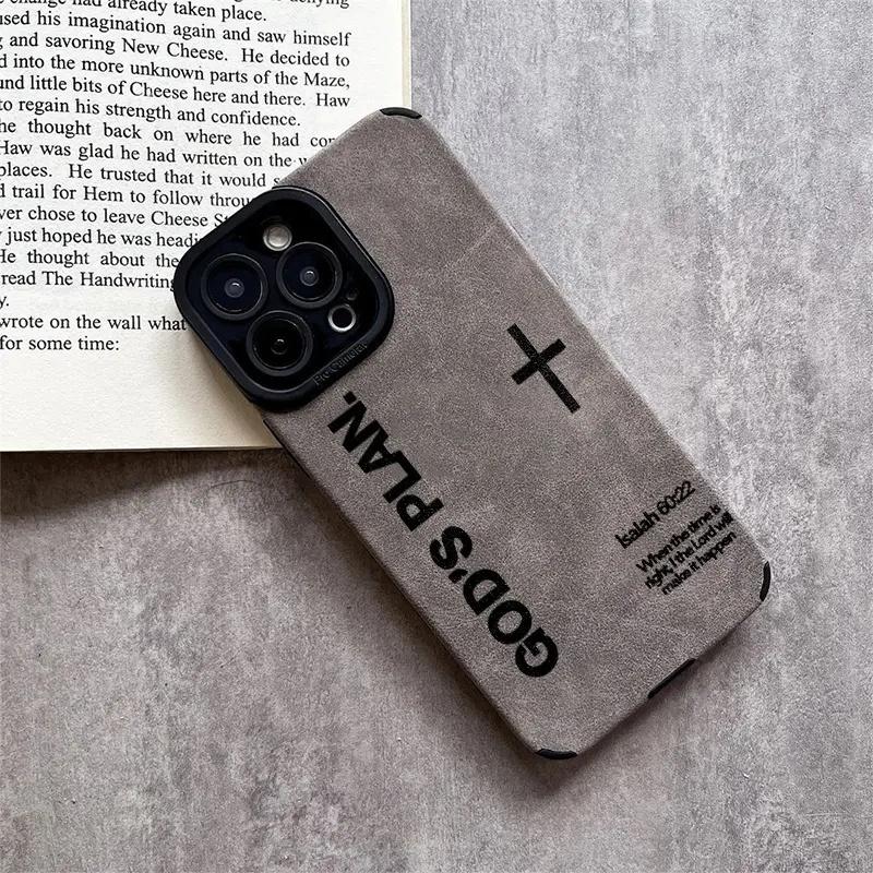God'S Plan Suede Phone Case phone case, view 4