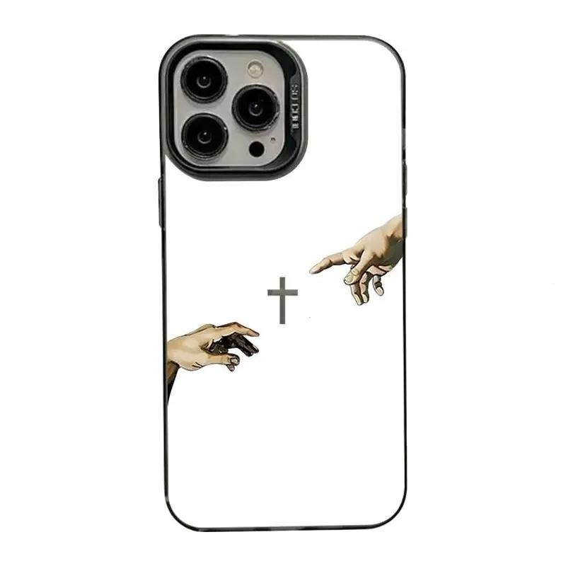 Creation Of Adam Hands Phone Case — Edition 4641 phone case, view 4