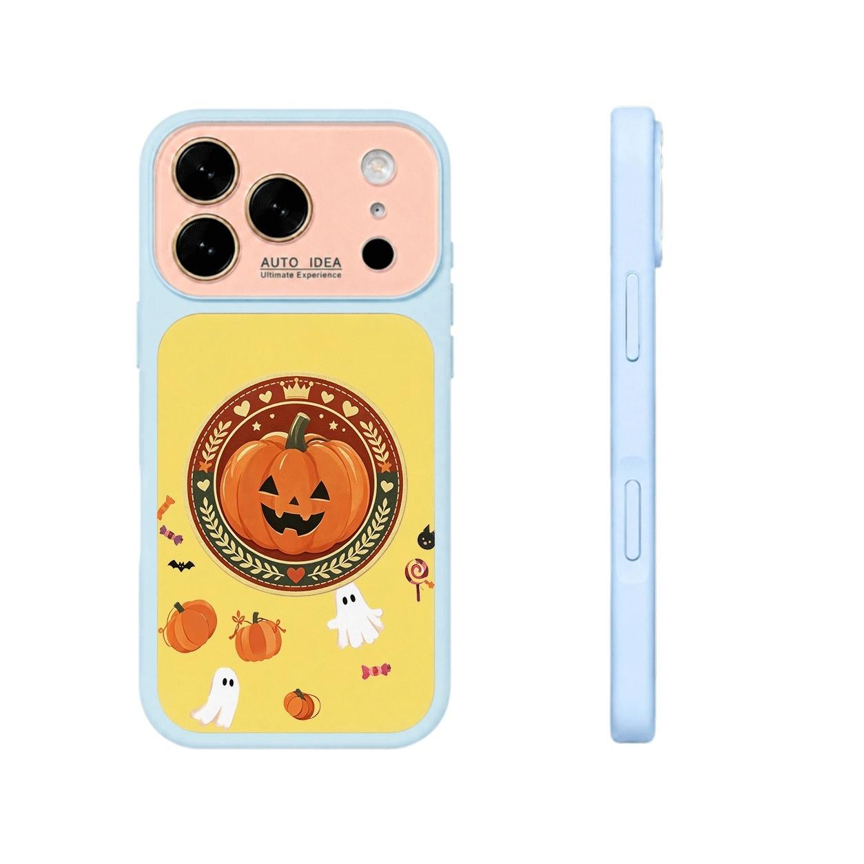 Cute Halloween Pumpkin Ghost Magnetic phone case, view 1