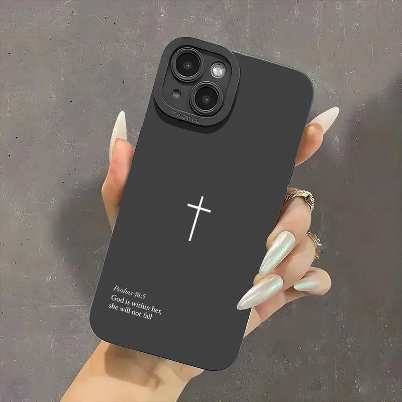 Cross Bible Verse Iphone Case phone case, view 3