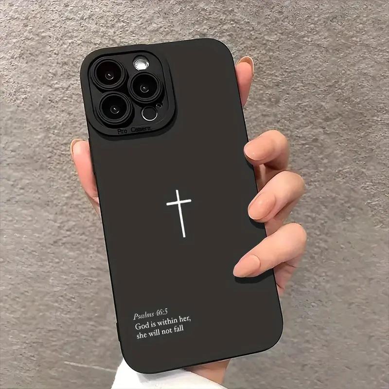 Cross Bible Verse Iphone Case phone case, view 5