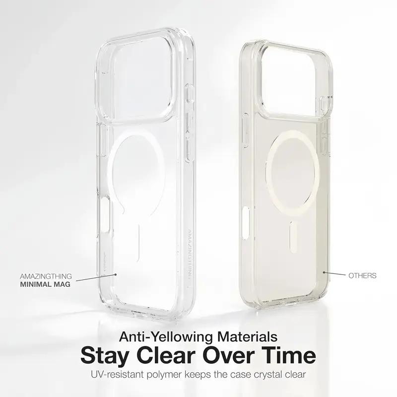 Clear Magnetic Phone Case phone case, view 3
