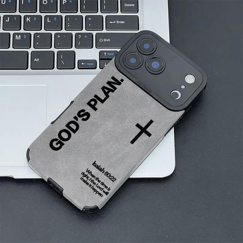 God'S Plan Suede Phone Case phone case, view 5