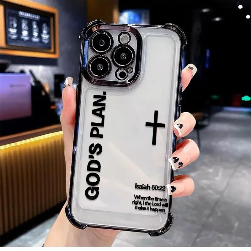 God'S Plan Clear Phone Case phone case, view 5