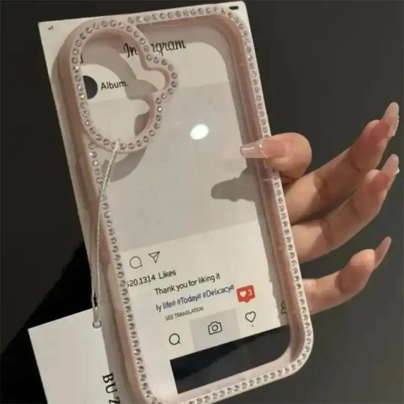 Rhinestone Border Iphone Case phone case, view 8