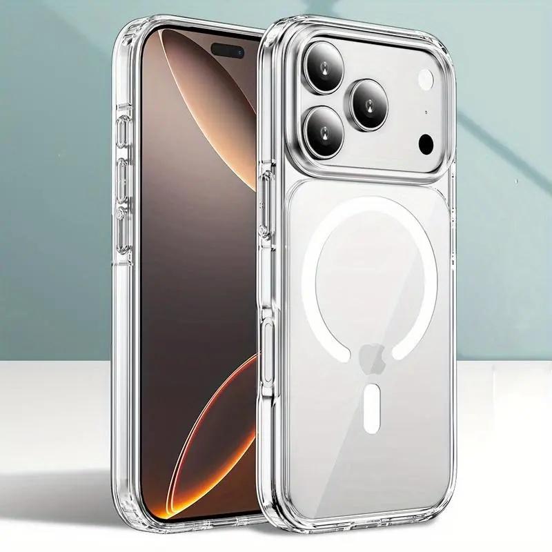 Crystal Clear Magnetic Phone Case phone case, view 3