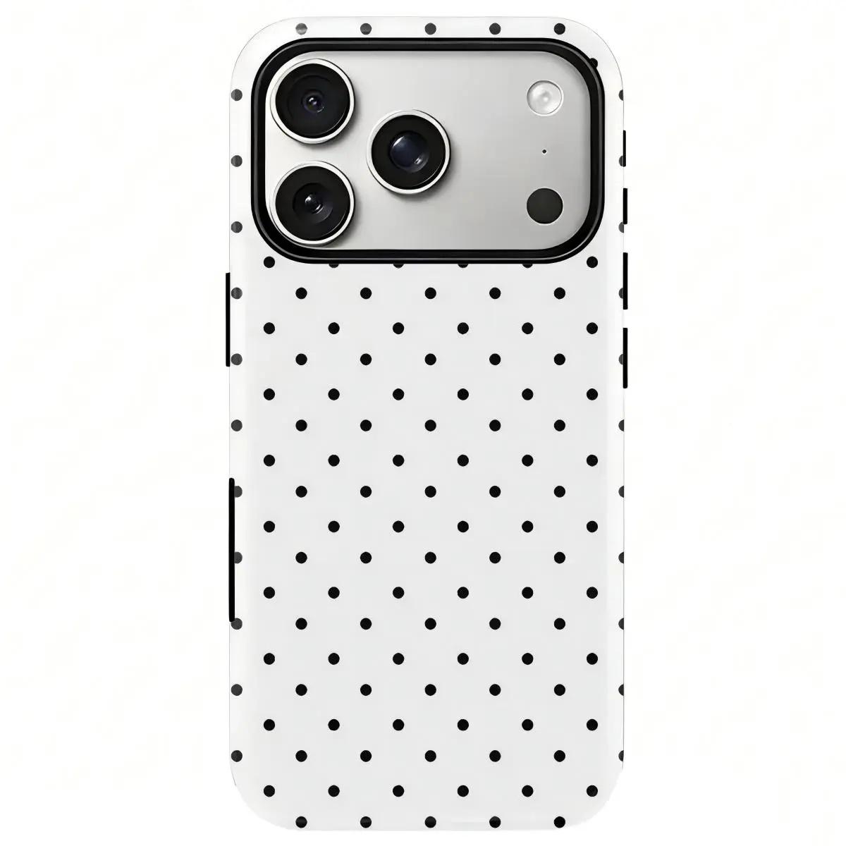Polka Dot Print phone case, view 1