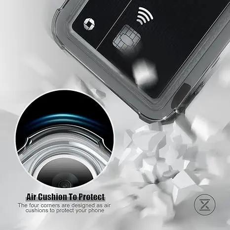Clear Card Slot Wallet Phone Case phone case, view 4