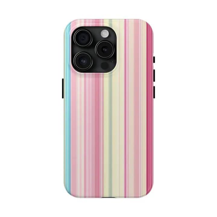 Couple Matching Striped phone case, view 1