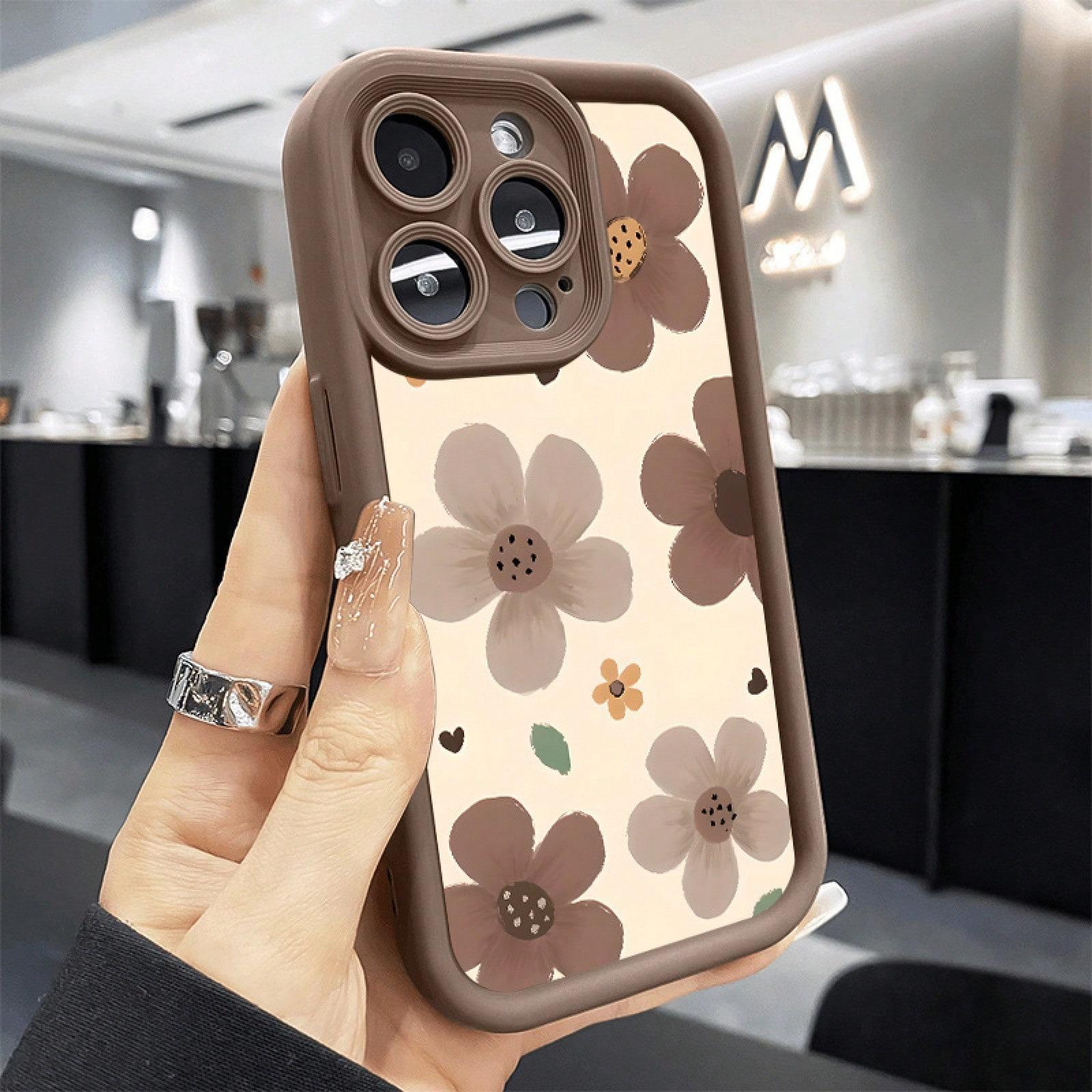 Phone Case: 1 Minimalist Oil Painting Flower Full phone case, view 1