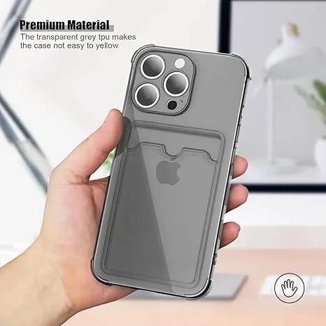 Clear Card Slot Wallet Phone Case phone case, view 6