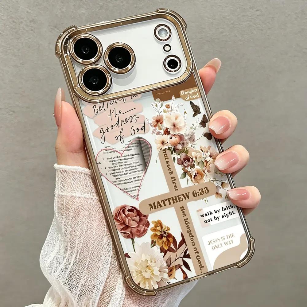 Religious Faith & Grace Cross Pattern phone case, view 1