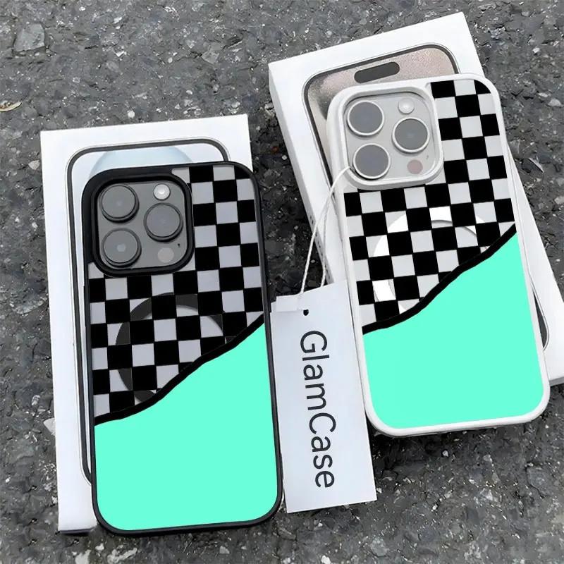 Checkerboard Phone Case phone case, view 1