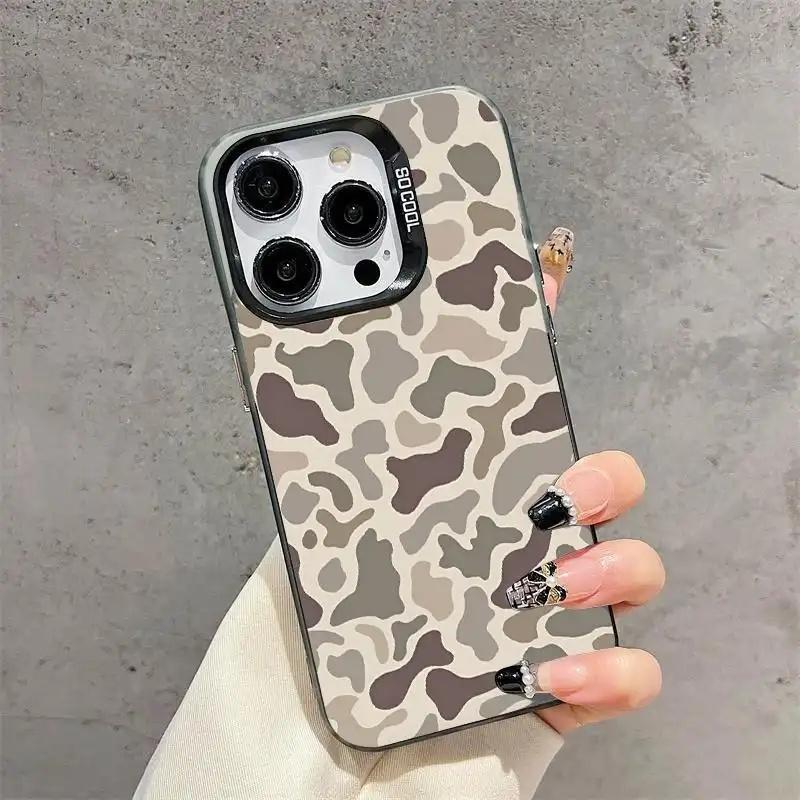 Neutral Camouflage Iphone Case phone case, view 9