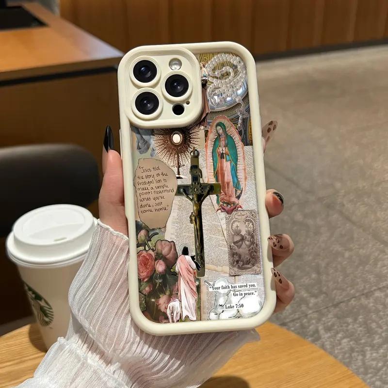 Virgin Mary Collage Phone Case phone case, view 6