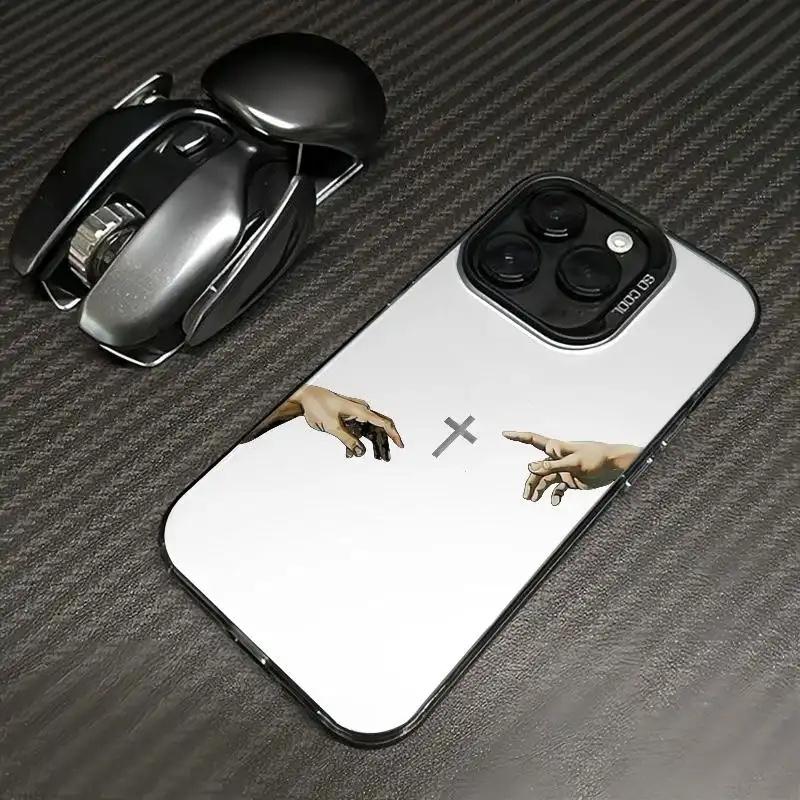 Creation Of Adam Hands Phone Case — Edition 8145 phone case, view 10