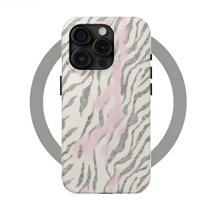 Porodo Chic Zebra Print Plastic Smartphone - Wireless Tech Accessory phone case, view 1