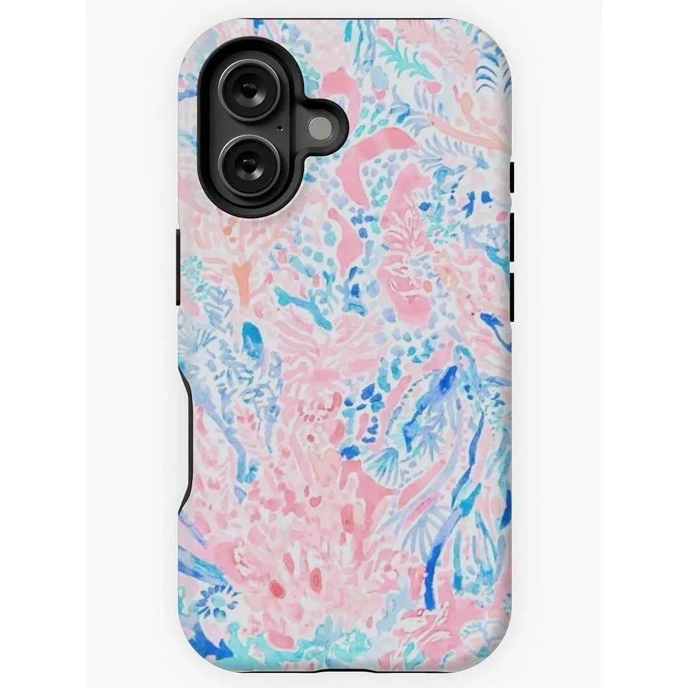 Watercolor Tropical Coral Reef Phone Case phone case, view 6
