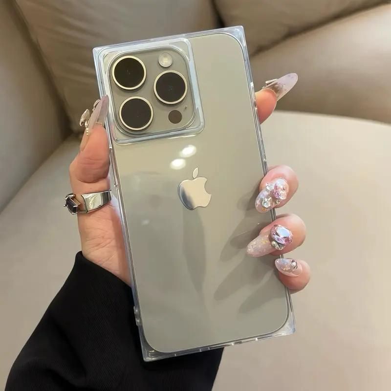 Square Clear Iphone Case phone case, view 4