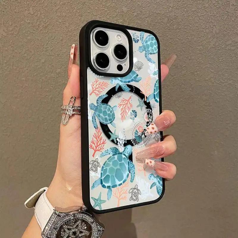 Magnetic Clear Iphone Case — Edition 9345 phone case, view 7