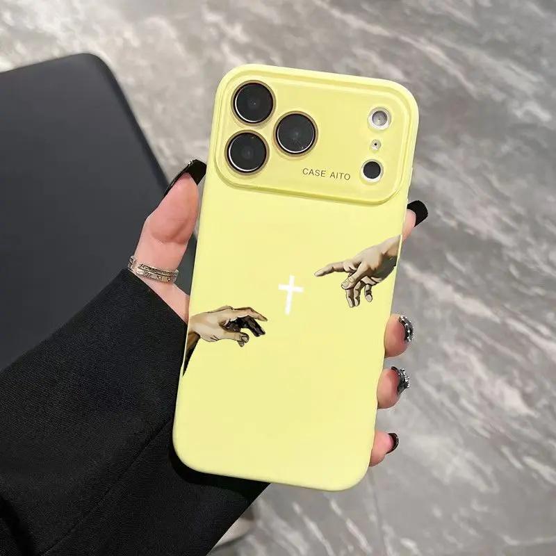 Creation Of Adam Hands Phone Case — Edition 7377 phone case, view 20