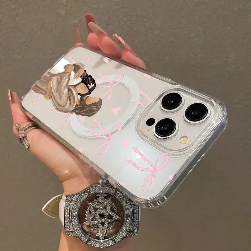 Magnetic Clear Iphone Case — Edition 8529 phone case, view 6