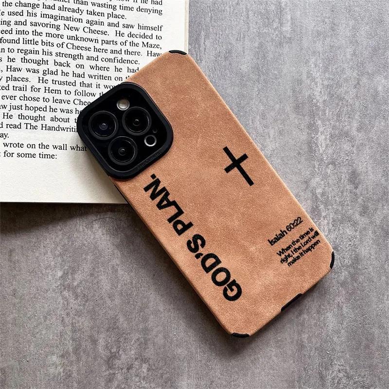 God'S Plan Suede Phone Case phone case, view 1