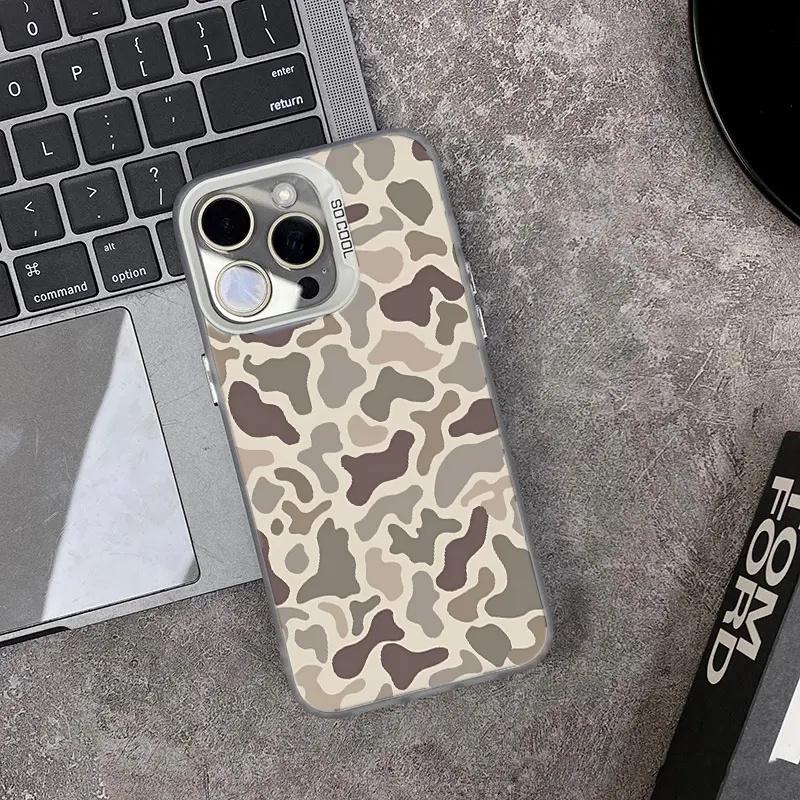 Neutral Camouflage Iphone Case phone case, view 8