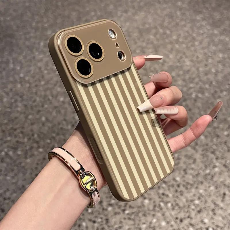 Vertical Striped 2 Tone phone case, view 1