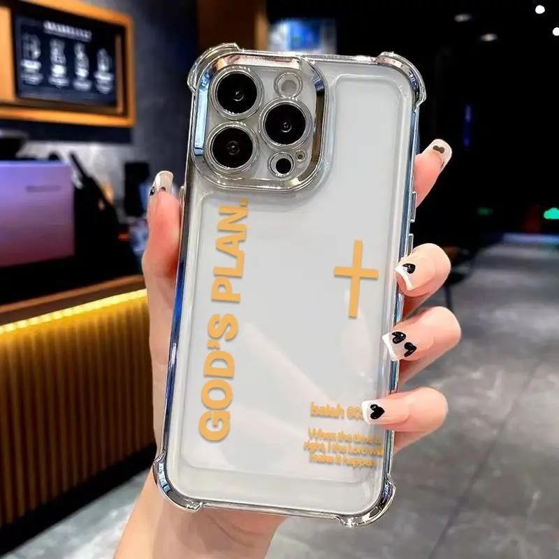 God'S Plan Clear Phone Case phone case, view 7