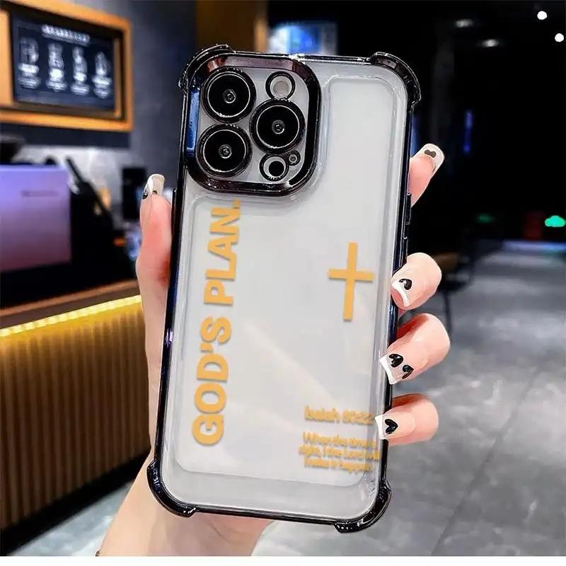 God'S Plan Clear Phone Case phone case, view 15
