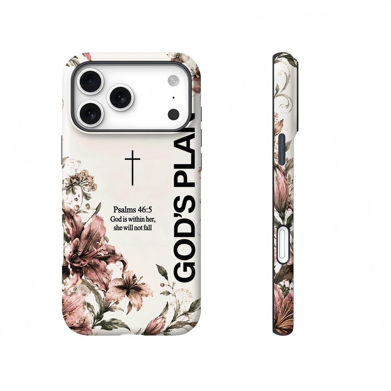 Women'S Christian Floral Bible Verse Magnetic phone case, view 1
