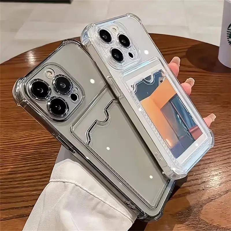 Clear Card Holder Phone Case — Edition 7729 phone case, view 7