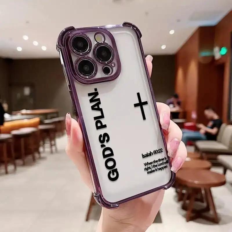 God'S Plan Clear Phone Case phone case, view 12