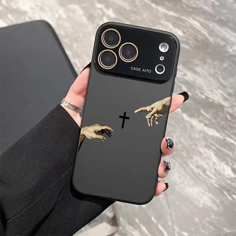 Creation Of Adam Hands Phone Case — Edition 7377 phone case, view 8