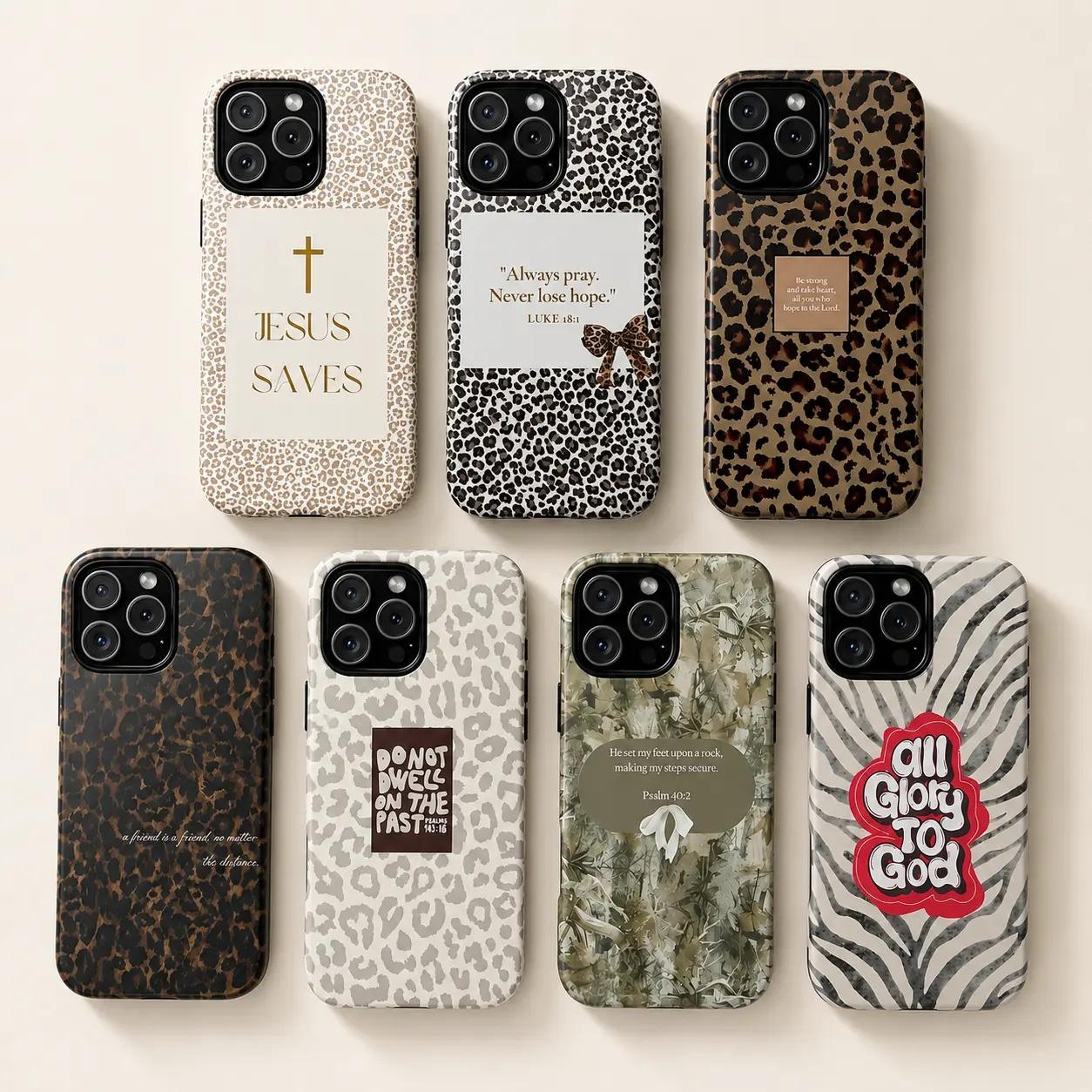 Leopard Luxe phone case, view 1