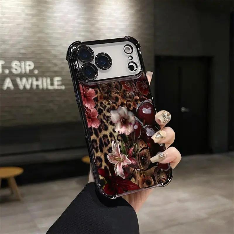 Leopard Floral Phone Case phone case, view 9