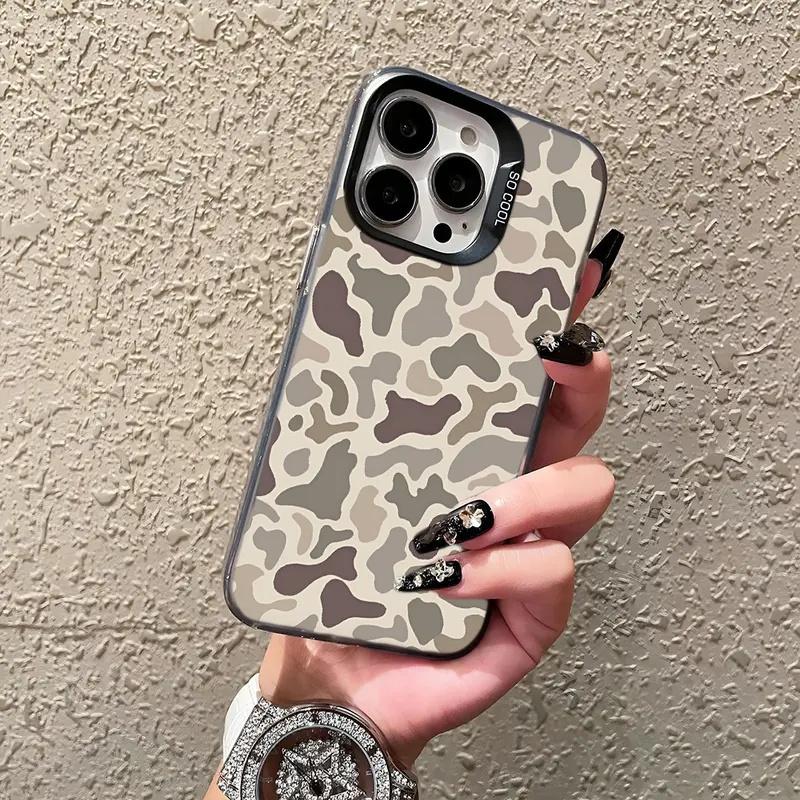 Neutral Camouflage Iphone Case phone case, view 5