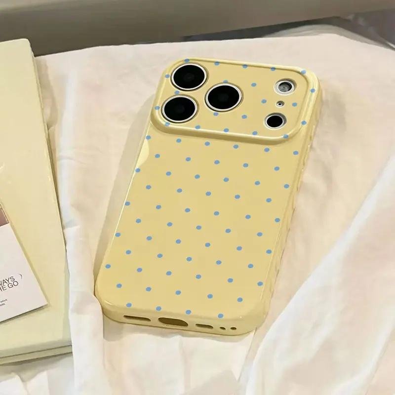Polka Dot & Heart Themed phone case, view 1