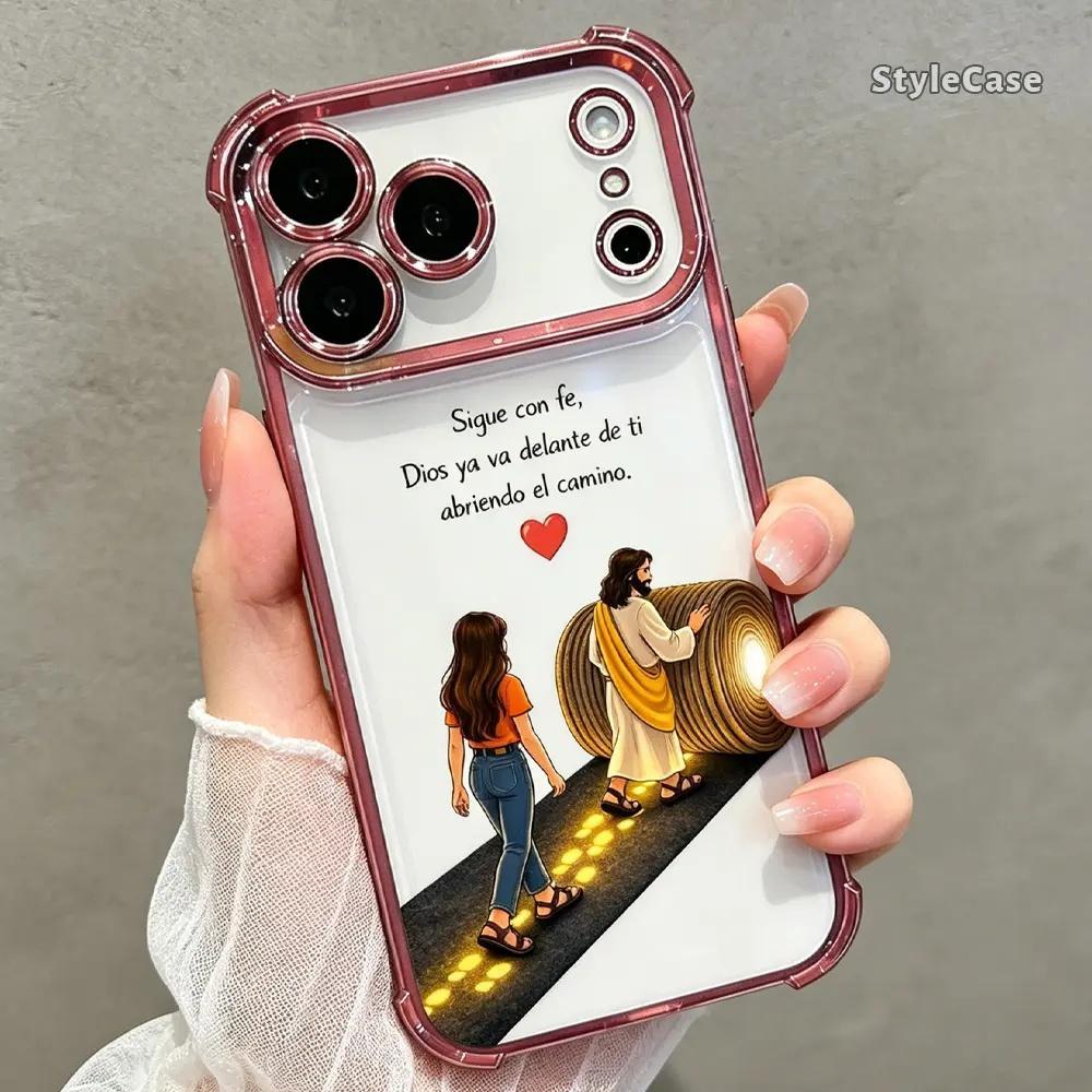 God-Guided Path Spanish Quote phone case, view 1