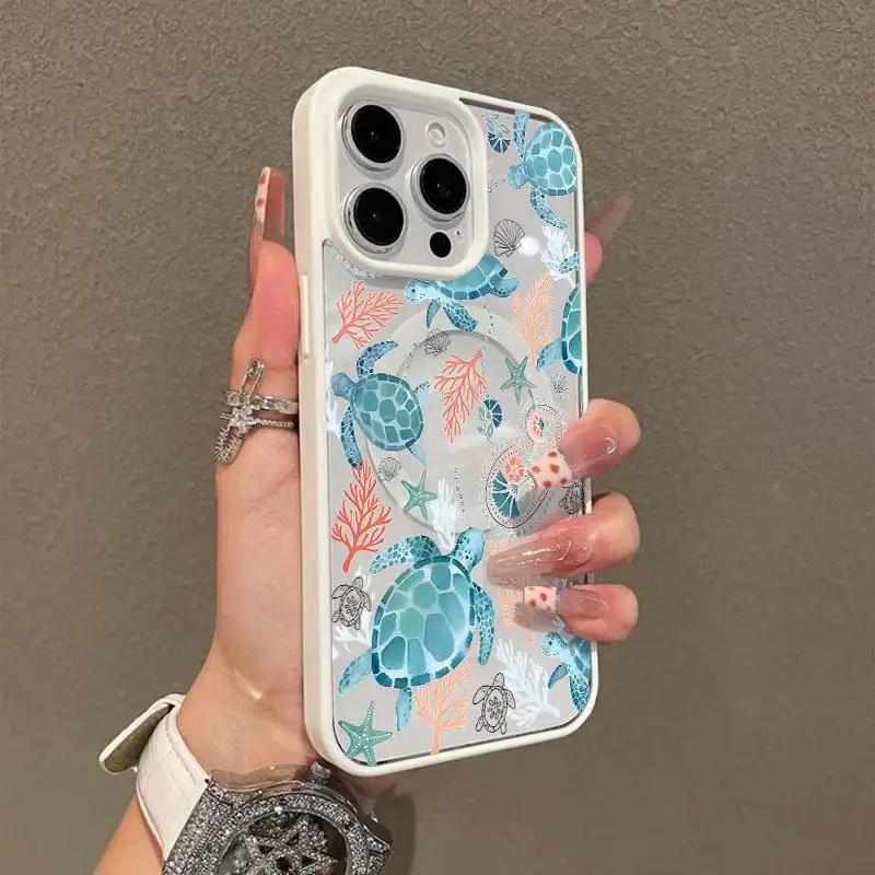 Magnetic Clear Iphone Case — Edition 9345 phone case, view 6