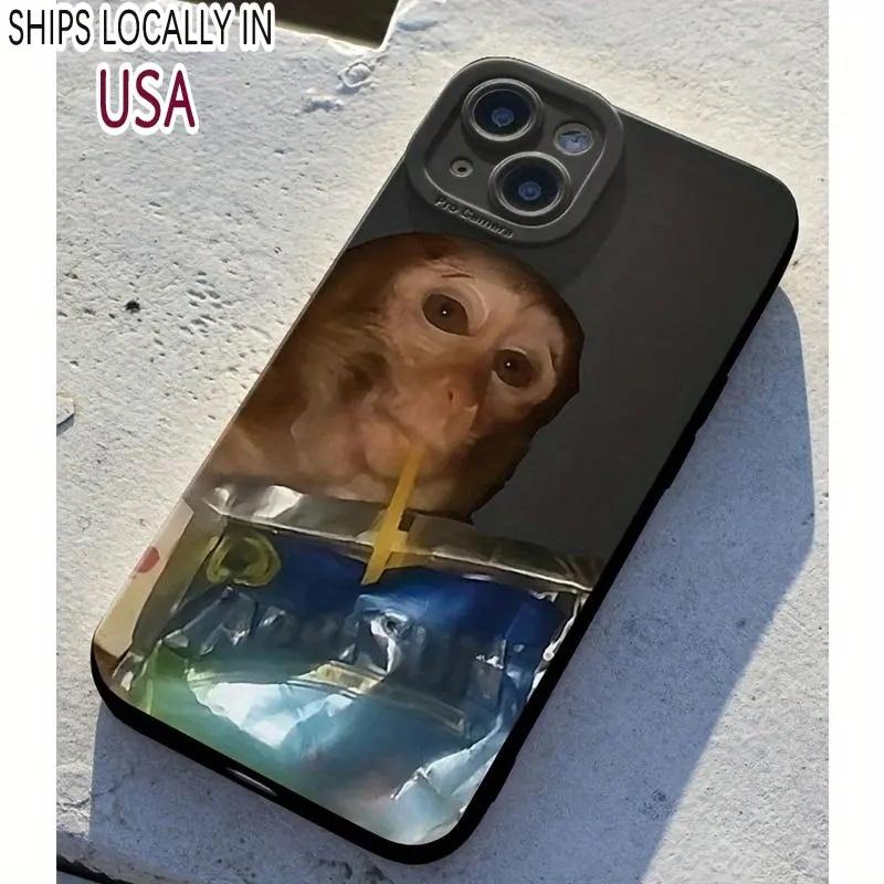 Funny Monkey Phone Case phone case, view 2