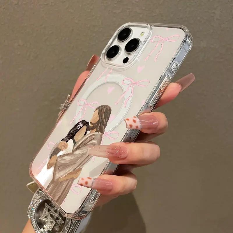 Magnetic Clear Iphone Case — Edition 8529 phone case, view 4