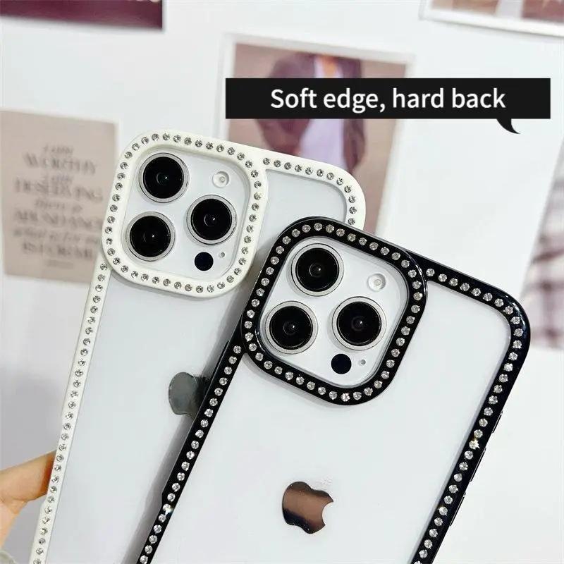 Rhinestone Border Iphone Case phone case, view 5
