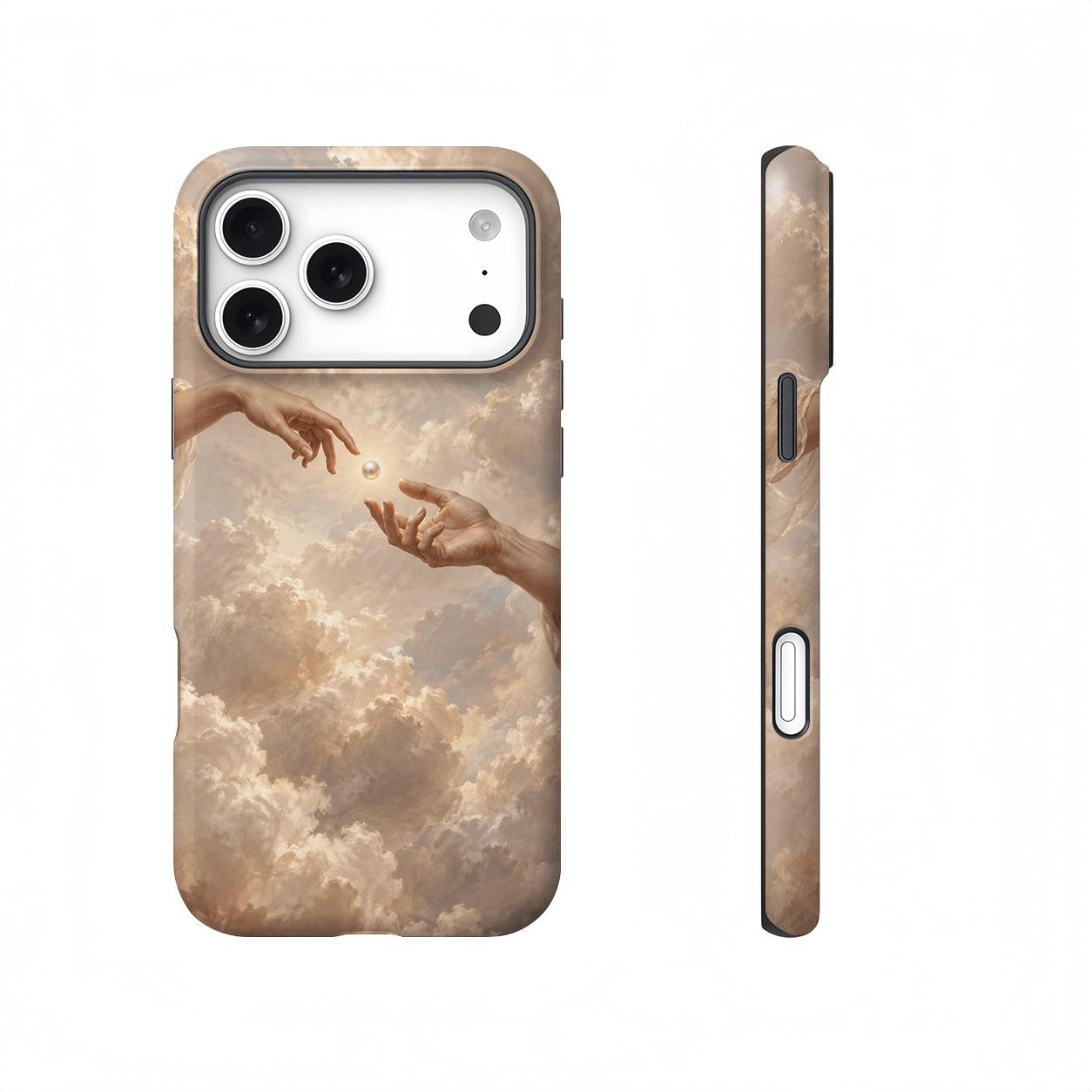 Celestial Reaching Hands Magnetic phone case, view 1