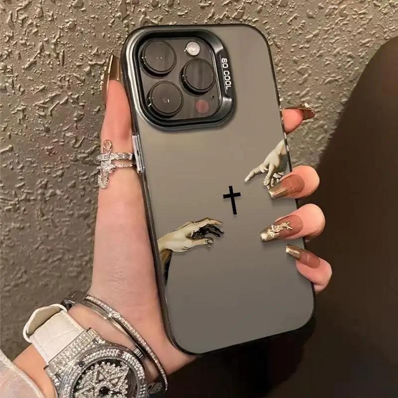 Creation Of Adam Hands Phone Case — Edition 8145 phone case, view 12