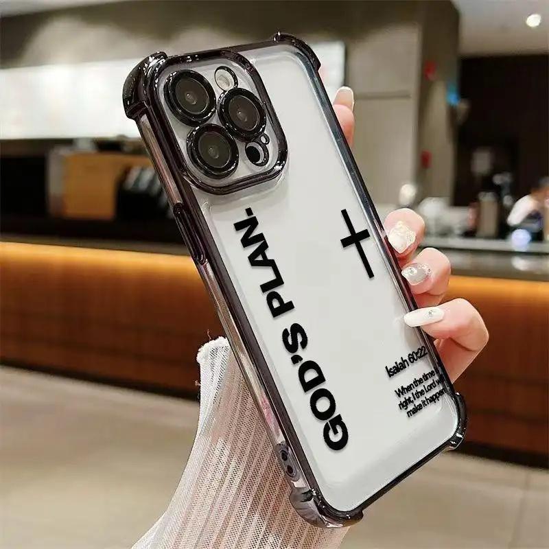 God'S Plan Clear Phone Case phone case, view 10