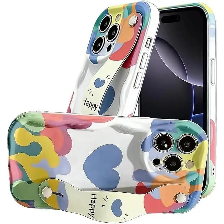 Colorful Heart Print Iphone Case phone case, view 1